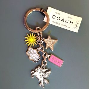 Coach Pegasus Keychain